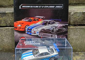 NISSAN SKYLINE GT-R (R34) fast furious deagostini 1/43 szybcy wściekli