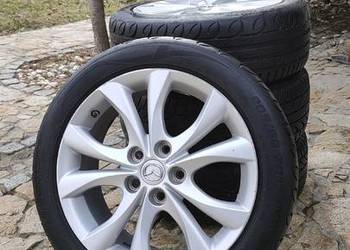 Sprzedam Felgi ALU 17" MAZDA3 BL 09-18 5X114,3 7JX17 + opony letnie