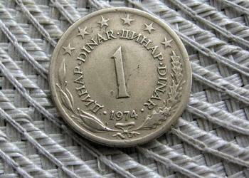 Jugosławia 1 Dinar 1974r