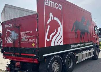 Wywrotka do pelettu paszy sruty zboza Scania 420