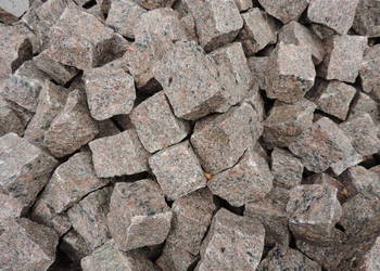 Kostka Czerwona Vanga Granitowa Szara Czarna Palisada granit Marianna Kora
