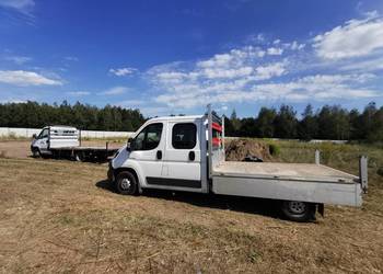 Peugeot Boxer podwójna kabina DOKA fv23% 7-miejscowy
