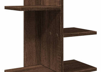 Organizer na biurko brązowy dąb 42x215x42 cm WM-848072