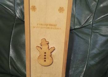 Skrzynka na wino, upominek na święta