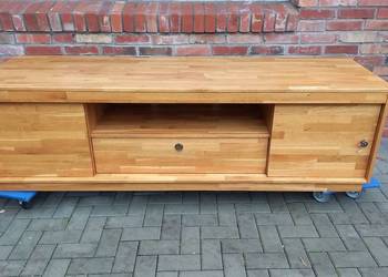 Szafka RTV Komoda drewniana dębowa Szafka pod telewizor (645)