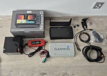 Garmin Striker vivid 9sv + akumulator + ladowarka + oslona+ gt52