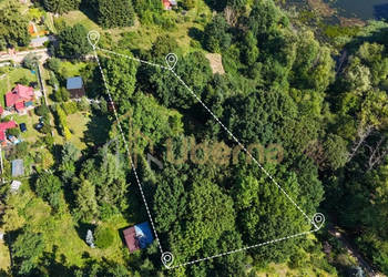 Działka 3206 m² przy jeziorze z WZ