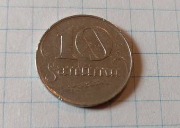 10 SANTIMU 1922 ROK - ŁOTWA