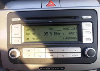 radio passat b6 ceddy touran jetta z kodem