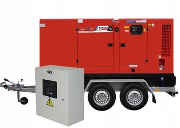 AGREGAT PRĄDOTWÓRCZY WYCISZON 250KVA PRZYCZEPA ATS