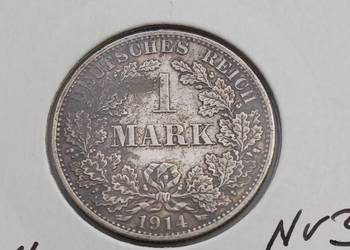 1 Marka Prusy 1914 r.- nr 3 - mennica A