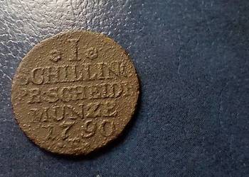 Stare monety 1 szyling 1790 Niemcy