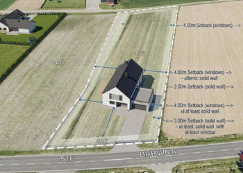 Oferta sprzedaży działki 1636m2 Tychy Barwna