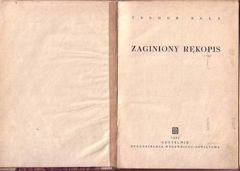 (0636) ZAGINIONY RĘKOPIS – TEODOR BALK