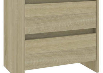 Szafka nocna dąb sonoma 45x345x445 cm materiał drewnopochodny WM-809851