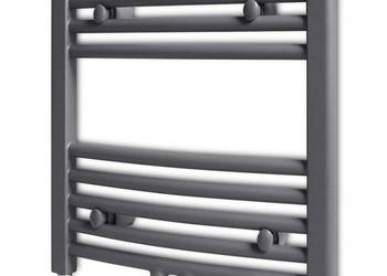 Grzejnik łazienkowy wygięty 480 x 480 mm szary WM-141896