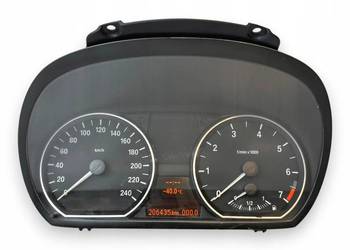 LICZNIK ZEGARY 9122587 BMW E81 E87 1.6 i Benzyna 206 435km europa