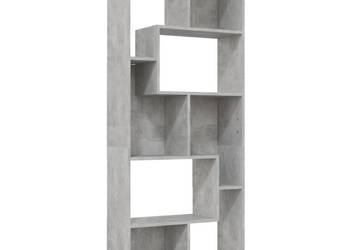 vidaXL Regał na książki, betonowy szary, 67x24x161 cm(SKU:801881)