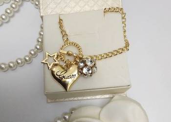 Bransoletka Guess celebrytka ze stali chirurgicznej, pozłacana