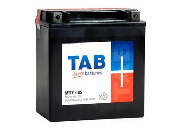 Akumulator motocyklowy TAB YTX16-BS (MYTX16-BS) 12V 14Ah 230