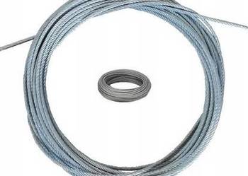 Lina stalowa dla tyrolki.