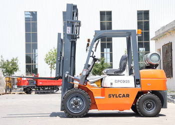 Wózek widłowy widlak 3500kg LPG 3,5m przesuw boczny Duplex