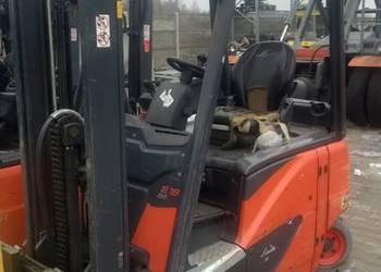 Wózek widłowy Linde E18 PH Evo 2019r wolny skok 3.2m, przesuw boczny