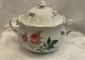 Waza na zupę z japońskiej porcelany Christineholm – motyw róż