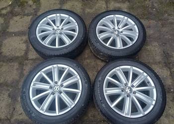 VW Tiguan 5N Kola Felgi Alufelgi Opony Zimowe 18 Cali