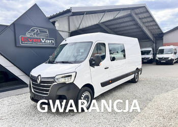 Renault Master max L3H2 7 osobowy brygadówka lift doka pełna opcja
