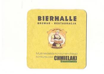 Bierhalle - podstawka pod piwo. Nr. 1.