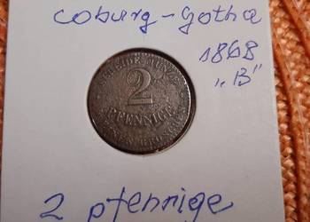 moneta Księstwa Saksonii-Coburg z 1868r