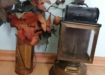 Stara lampa kolejowa karbidowa z lat 20 tych