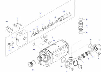 Valtra N141 - pompa hydrauliczna V63357500