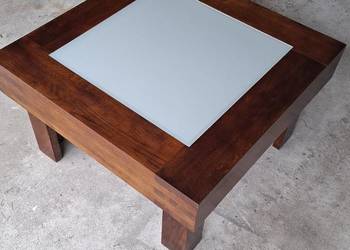 Solidna ciężka dębowa ława