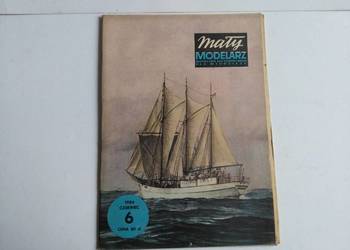 Mały Modelarz nr 6/1984, Statek szkolny Zawisza Czarny