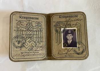 Legitymacja wojskowa Kriegsmarine – Frank Richter, 1943 r.