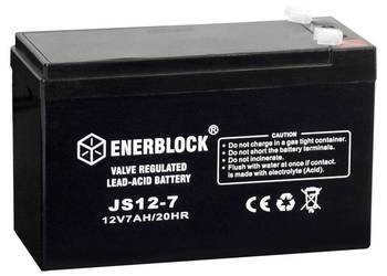 Akumulator 12V 7 Ah  ENERBLOCK AGM JS12-7