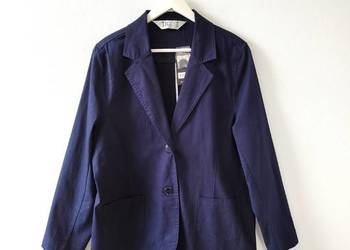 Granatowa marynarka żakiet Tigi Wear 42 44 Nowa Vintage