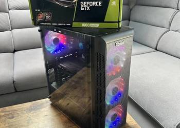 Komputer Gamingowy ARGB i5 9400f, gtx 1660 6gb super 16gb ddr4  ssd m2 +hdd