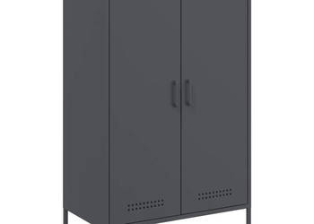 Szafka antracytowa 68x39x113 cm stal WM-842966
