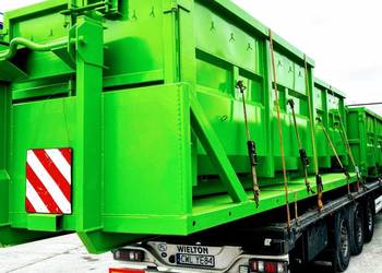 Hakowiec platforma pomoc drogowa transport maszyn kontener
