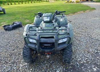 Quad Honda TRX 500 Foreman 2012r 4x4 pług do śniegu
