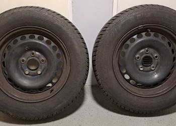 Dwa koła wielosezonowe zima 5x112 15" VW, opony 195/65/15 FULDA, 8mm