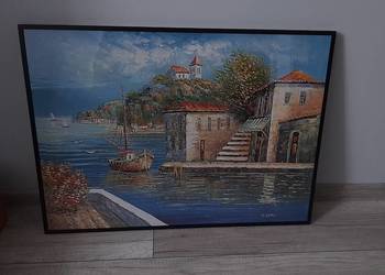Obraz Miasteczko Chorwackie w ramie