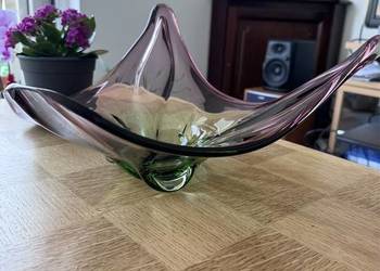 Szkło murano fioletowo-zielone