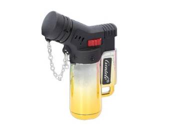 Srebrno-Żółty Mały Palnik Gazowy z Regulacją Wysokości Płomienia Gentelo