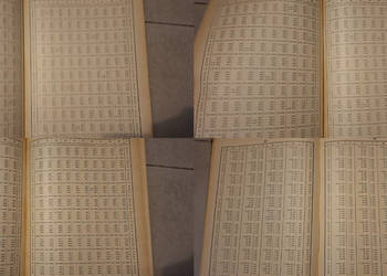 Siedmiocyfrowe tablice trygonometryczne 1967 rzadkość