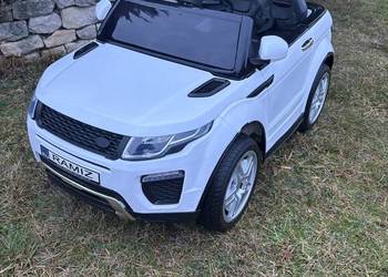 Samochód na akumulator Rapid Racer biały 12V autko na akumulator dla dzieci