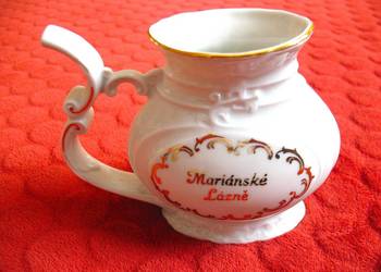 Kubek do picia wód mineralnych - Porcelana Czechy _ Marianskie Lazne